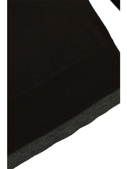 Maglia con scollo a V in lana Marrone Paolo Pecora | A012 F0012358